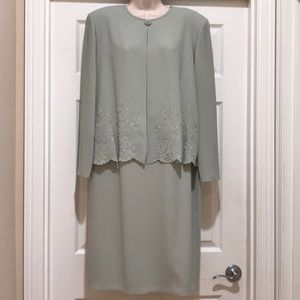 Vintage Like New Che Studio Double Layered Lined Dress Size 12